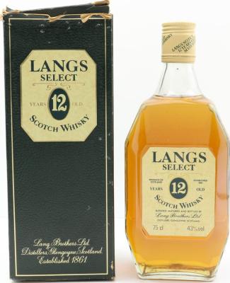 Langs 12yo Select 43% 750ml