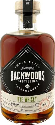 Backwoods Distilling Rye Whisky American Oak Cabernet 46% 500ml
