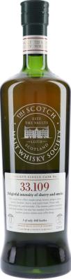 Ardbeg 1998 SMWS 33.109 Delightful intensity of sherry and smoke Refill Ex-sherry Butt 55.6% 700ml