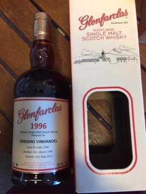 Glenfarclas 1996 #1306 Eriksens Vinhandel 55.6% 700ml