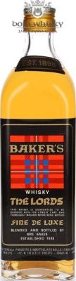 Baker's The Lords Fine De Luxe 40% 750ml