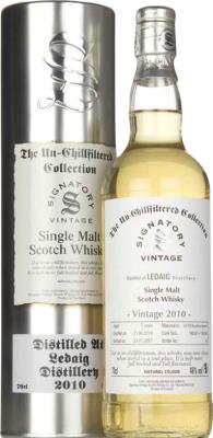 Ledaig 2010 SV The Un-Chillfiltered Collection 7yo 1st Fill Bourbon Barrels 700323 + 700324 46% 700ml