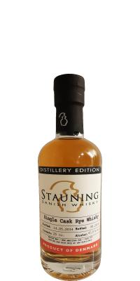 Stauning Single Cask Rye Whisky Distillery Edition New amerikan Oak #222 47% 250ml