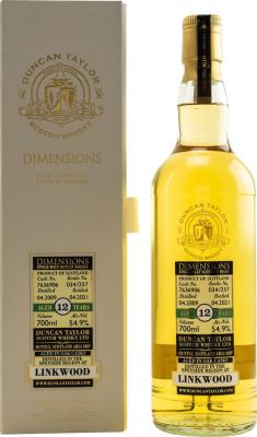 Linkwood 2009 DT Dimensions #7636906 54.9% 700ml