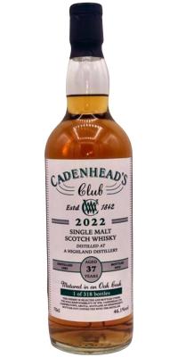A Highland Distillery 1985 CA Bourbon 46.1% 700ml