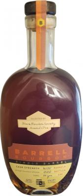 Barrell Bourbon 14yo Single Barrel Charred American White Oak Barrel N135 Black Bourbon Society 54.55% 750ml