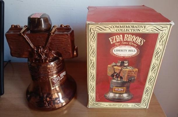 Ezra Brooks 155 months old Liberty Bell Decanter 45% 750ml