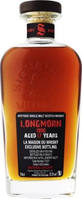 Longmorn 1996 SV Cask Strength Collection 1st Fill Sherry Butt #72321 LMDW 57.3% 700ml