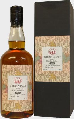 Hanyu 2000 Ichiro's Malt Bourbon Barrel #923 Takashimaya 57% 700ml