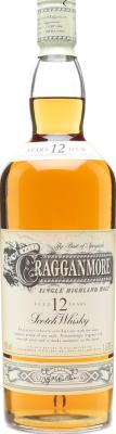 Cragganmore 12yo Old two-part label D. & J. McCallum 40% 1000ml