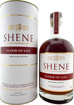 Shene Elixir of Life Spanish PX Sherry Cask Finish 49% 700ml