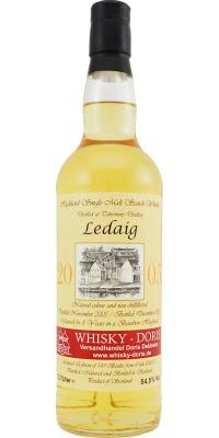 Ledaig 2005 WD Bourbon Hogshead #800015 54.5% 700ml