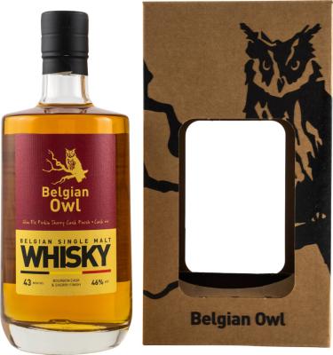 The Belgian Owl 44 months Glen Els Firkin Sherry Cask Finish 3yo #872 Kirsch Whisky 46% 500ml