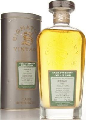 BenRiach 1985 SV Cask Strength Collection Bourbon Barrel #5502 50.1% 700ml