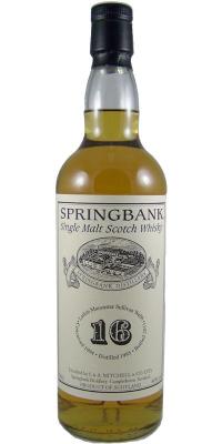 Springbank 1995 Private Bottling Larkin Muncaster Sullivan Webb 46% 700ml