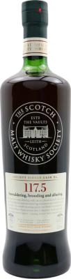 Cooley 1991 SMWS 117.5 Smouldering brooding and alluring Refill Sherry Hogshead 55.5% 700ml