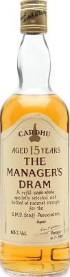 Cardhu 15yo The Manager's Dram Refill Cask 63% 750ml