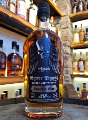 St. Kilian Grave Digger Fields of Blood Ex-Bourbon. Port & Red-Wine 47% 700ml