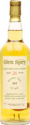 Glen Spey 1990 BF #3523 52.7% 700ml