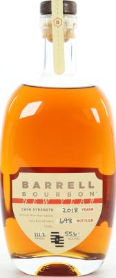 Barrell Bourbon New Year 2018 Cask Strength 55.6% 750ml