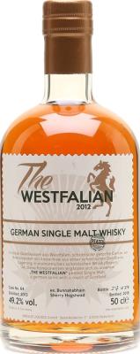The Westfalian 2013 German Single Malt Whisky #64 49.2% 500ml