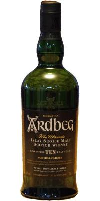 Ardbeg Ten Ex-Bourbon Barrels 46% 700ml