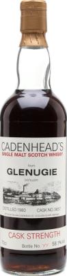 Glenugie 1980 CA Distillery Label #3657 58.1% 700ml