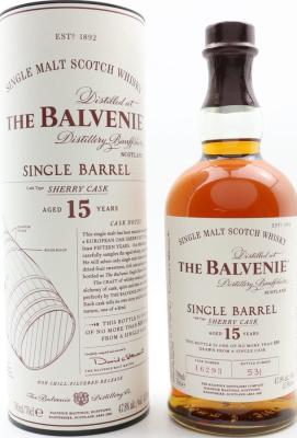 Balvenie 15yo Single Barrel Sherry Cask #16223 47.8% 700ml