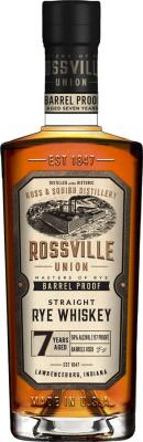 Rossville Union 7yo Barrel Proof 58.5% 700ml