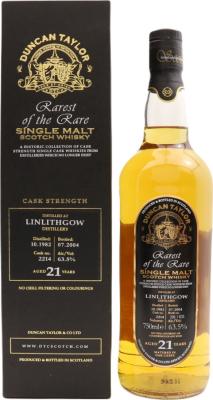Linlithgow 1982 DT Rarest of the Rare #2214 63.5% 750ml