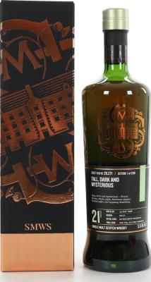 Laphroaig 1998 SMWS 29.271 Tall dark and mysterious 55.5% 700ml