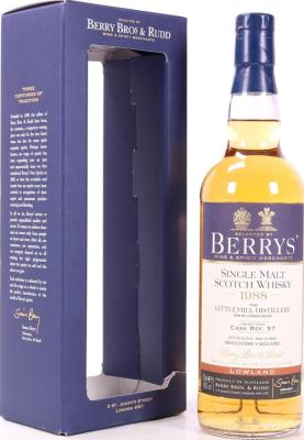 Littlemill 1988 BR Berrys 25yo #57 46% 700ml