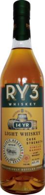 RY3 14yo Cask Strength Single Barrel American Oak Prima Vini Wine & Spirits 65.2% 750ml