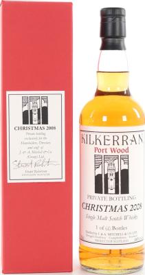 Kilkerran 4yo Christmas 2008 Private Bottling Port Wood 46% 700ml
