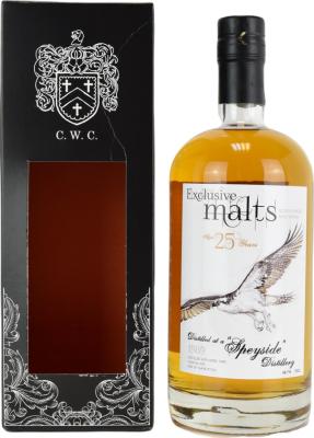 A Speyside Distillery 1989 CWC Exclusive Malts 25yo Refill American Oak Cask #440 48.7% 700ml