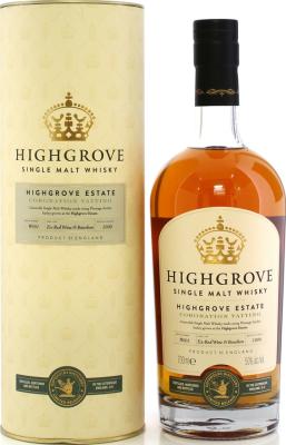 Cotswolds 2017 Highgrove Coronation Vatting Whisky premium active ex-red wine + 1st-fill bourbon 50% 700ml