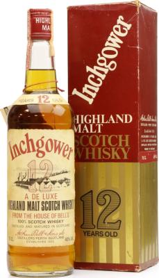 Inchgower 12yo a De Luxe Highland Malt Scotch Whisky from the House of Bell's 43% 750ml
