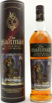 Strathmill 2009 MBl The Maltman Moscatel Finish 7005 Tiger's Choice 56.6% 700ml