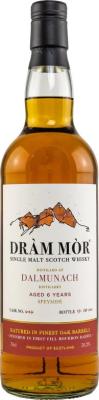 Dalmunach 6yo DMor Finished in 1st-fill bourbon barrel 58.2% 700ml