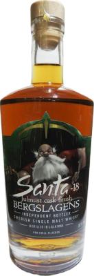 Bergslagens 2012 Ber Santa -18 Double Wood Julmust Finish 51% 500ml