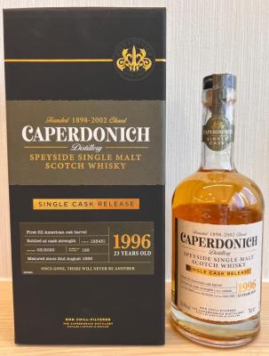 Caperdonich 1996 Single Cask Release 1st Fill American Oak Barrel Travel Retail Exclusive lhr 50.4% 700ml