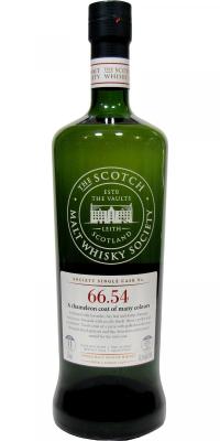 Ardmore 2002 SMWS 66.54 A chameleon coat of many colours Refill Bourbon Barrel 66.54 55.7% 750ml