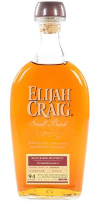 Elijah Craig Small Batch Private Barrel Selection Rickhouse: T Floor: 4 Hy-Vee Sioux Falls 19 47% 750ml