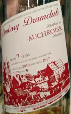 Auchroisk 2010 eSW 1st Fill Oloroso Sherry Cask 53.5% 700ml