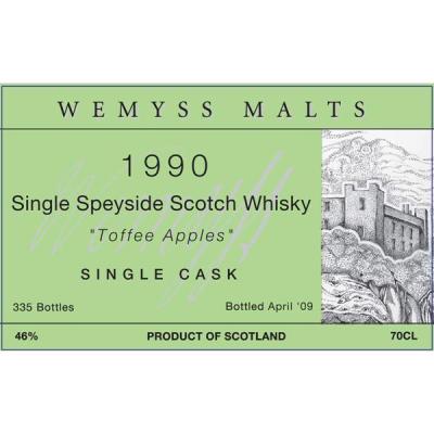 Glenrothes 1990 Wy Toffee Apple 46% 700ml