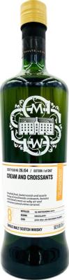 Clynelish 2011 SMWS 26.154 Cream and croissants 2nd Fill Ex-Bourbon Barrel 58.2% 700ml