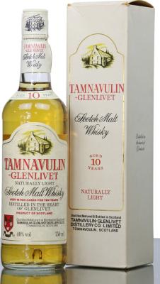 Tamnavulin 10yo Naturally Light Oak Casks 40% 700ml