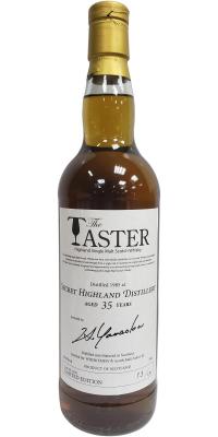 Secret Highland Distillery 1985 HY The Taster Whisky Mew & Scotch Malt Sales Ltd 46.6% 700ml