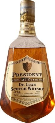 President Special Reserve De Luxe Scotch Whisky UG SC211 43% 750ml
