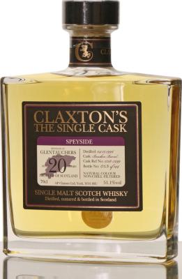 Glentauchers 1996 Cl The Single Cask Bourbon Barrel 1728-7299 51.1% 700ml